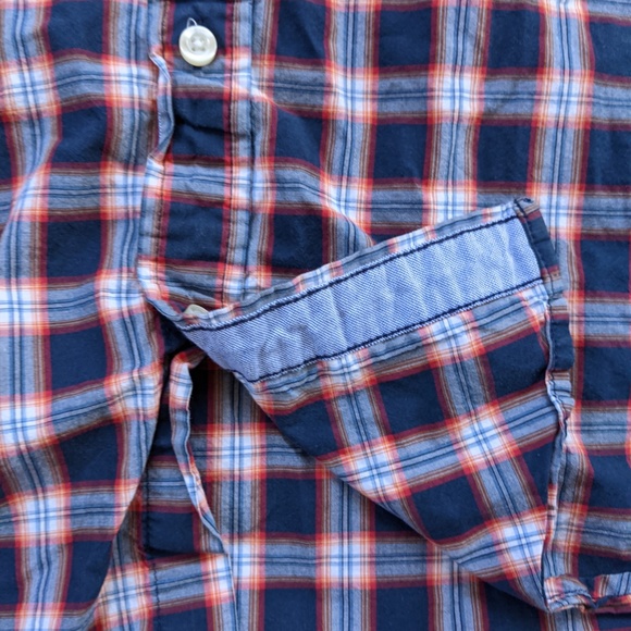 Tommy Hilfiger Button Up Shirt Custom Fit Plaid - Picture 4 of 11
